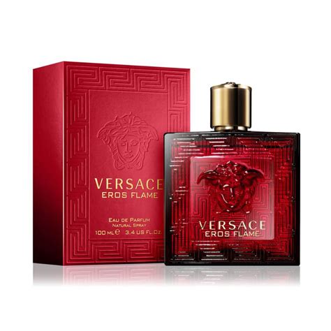 versace eros flame 100 ml gift set|versace aftershave with bag.